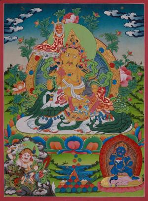Original Hand-Painted Namtose Thangka | Fine Quality Thangka Painting | Sacred Buddhist Art
